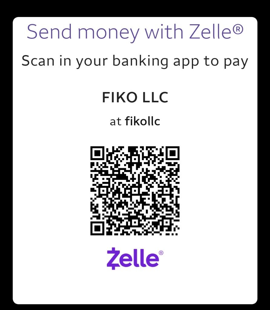 Zelle QR Code FIKO LLC